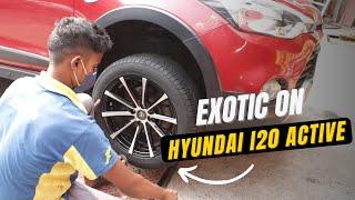 Alloys fitted on Hyundai i20 | EXOTIC | NeoWheels