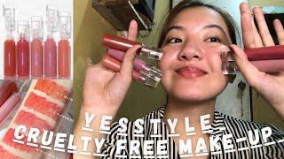 CRUELTY FREE MAKE-UP PRODUCTS FT. YESSTYLE |BIANCA MANANSALA