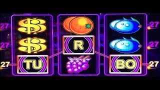 Live play on Turbo 27 (Kajot) slot machine with bonus free spins - BIG WIN!!!