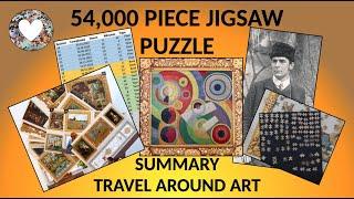 THE SUMMARY!! EPIC 54,000 Piece Jigsaw Puzzle: Travel Around Art from Grafika