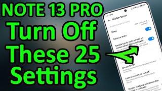 Redmi Note 13 Pro 25+ Hidden Settings To Extend Battery Life - Magical Surprise As Always (HINDI) 