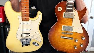 Fender Stratocaster vs Gibson Les Paul w/ Marshall Plexi