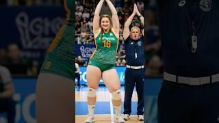 World's tallest female volleyball player#shorts#tallwoman #tallgirlfriend #volleyball