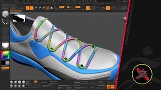 Cómo Esculpir  Accesorios Hardsurface - Daniel Bel - Zapatilla Zbrush