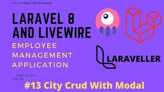 13 Laravel Livewire Tutorial - Employees Management Project - City Full Crud