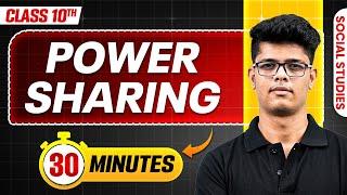 Power Sharing in 31 Minutes || Mind Map Series for Class 10th