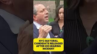 NYC Mayoral Candidate Goes After Trump After Being Released #trending #fyp #shorts