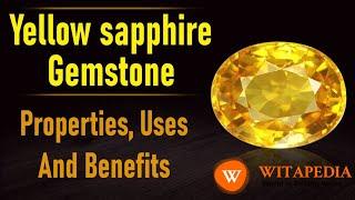 Benefits of wearing Yellow Sapphire | @Witapedia