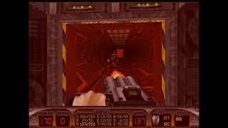 MS - DOS Duke Nukem 3D , Episode II ,Level 3. Skill Damn I Good .Lunar Apocalypse , Warp Factor