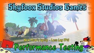 ROBLOX - Shyfoox Studios Games - Performance Testing #1 - HD