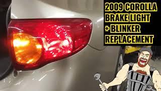 2009 - 2013 10th GEN COROLLA REAR BRAKE LIGHT / BLINKER BULB REPLACEMENT 2009 2010 2011 2012 2013