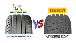 [Tire Comparison] Michelin's Pilot Sport 4S vs Pirelli's Cinturato P7