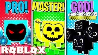 ROBLOX PRO VS MASTER VS GOD! (ROBLOX PET SIMULATOR)