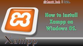 how to install xampp on windows OS