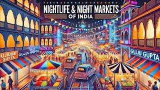 Nightlife and Night Markets of India's Night Cities. #india #travel #mumbai #goa #vlog