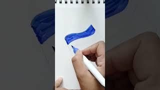 National anthem of Ukraine #kidsdrawing #satisfying #flags #viral #shorts