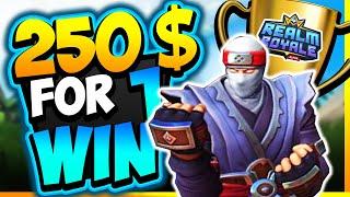 250$ for 1 WIN Of Realm Royale Customs!!!