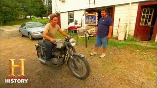 American Pickers: TRIUMPH MOTORCYCLE AMPS MIKE UP (Season 3) | History