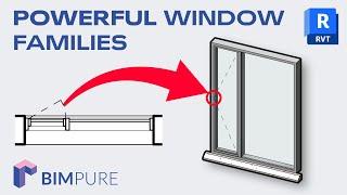 8 Principles of Powerful Revit Window Families