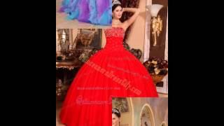 2015 new arrival v-neck quinceanera dresses with appliques and sequins