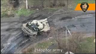 Romanivka - XX.12.2024. Ukrainian T-64 Tank Of The 214th SB OPFOR Raids Enemy Positions In Romanivka