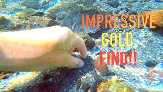 Underwater Metal Detecting Found Valuable GOLD Treasure "SURPRISED LADY!!"