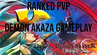 Demon Slayer Midnight Sun Ranked Pvp | Akaza Gameplay