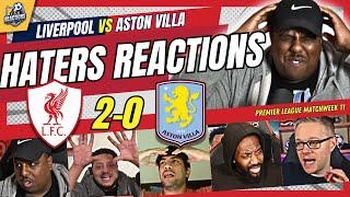 LIVERPOOL HATERS REACTION TO LIVERPOOL 2-0 ASTON VILLA | 24/25 PREMIER LEAGUE