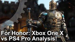 [4K] For Honor: Xbox One X vs PS4 Pro vs PC Graphics Comparison + Frame-Rate Test