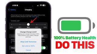 How to Maintain 100% Battery Health on iPhone (NEW 2025)