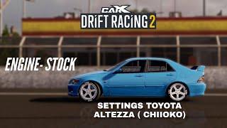 НАСТРОЙКА НА АВТО TOYOTA ALTEZZA (CHIIOKO) STOCK | CARX DRIFT RACING 2.