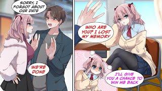 [Manga Dub] I forgot our date and my girlfriend is pissed... The next day, she lost her memory and..