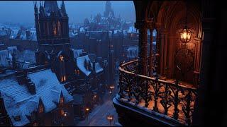 Gothic Winter Evenings | Dark Academia Tunes for Walking Through Snowy Streets | Melancholic Piano