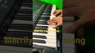 Piano Learning Vlog Day 19 Merrily we roll along  Alfreds Basic Adult piano #pianomusic #pianovideos