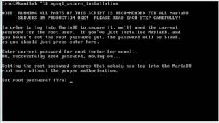 Mysql Secure Installation
