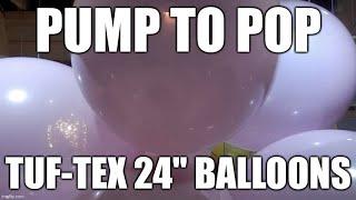 PUMP to POP Tuf-Tex 24" Pink Balloons