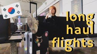 How to Survive Long Haul Flights | Flying Seoul to LAX on Singapore Airlines