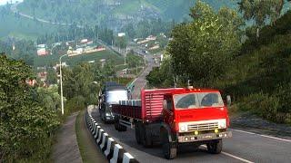 625.6 / ETS 2 V1.38 / КАМАЗ 4410 / Суровая Россия. Сибирь R8 / Култук, полицейский и гиблое место.