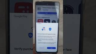 verify purchases with fingerprint or face play store #android #playstore #google