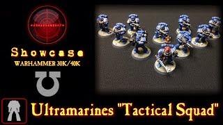 Space Marine "Tactical Squad" Ultramarines Showcase & All The Magnetising Options Warhammer 40K HD