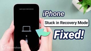 5 Ways to Fix iPhone Stuck in Recovery Mode 2025 - No Data Loss!