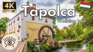 Tapolca, Hungary ️ “Walking Tour” [4K] HDR Walk with subtitles!