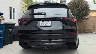 ACURA MDX TYPE S 2025 BLACK WIDOW EXHAUST COLD START