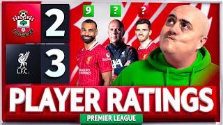 SALAH TO THE RESCUE! + SLOT DOES IT AGAIN! Southampton 2-3 Liverpool Player Ratings