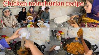 Ammi k liye chicken manchurian banaya |Fizamasoom