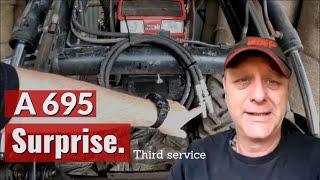 06/06/25  Mixing and loading a few more tonnes.  And a 695 surprise!