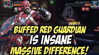 Buffed Red Guardian Is Actually Insane! | Massive difference | Marvel Contest Of Champions