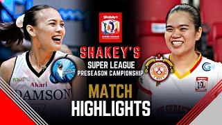 ADU VS. SAN SEBASTIAN Full Game Highlights | Shakey's Super League Preseason Championship 2024