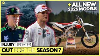 Adams & Hymas Injury Updates + New 2026 MX Machines Announced