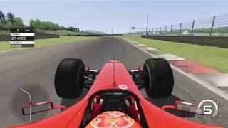 Assetto Corsa PS4 - Ferrari F2004 Michael Schumacher - Mugello GP - 70th Anniversary DLC